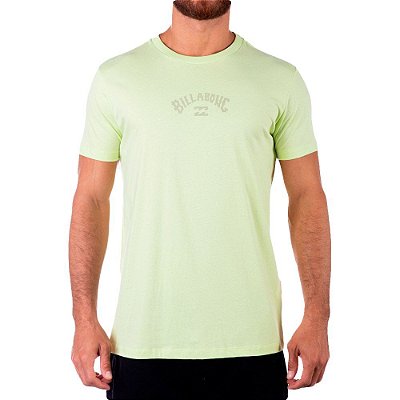 Camiseta Billabong Mid Arch Masculina Amarelo