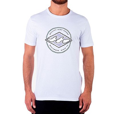 Camiseta Billabong Rotor Diamond II Masculina Branco