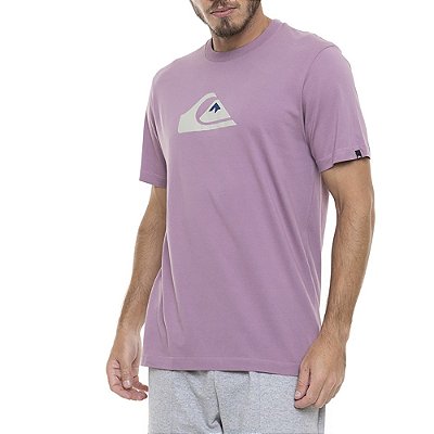 Camiseta Quiksilver Comp Logo Color Masculina Roxo