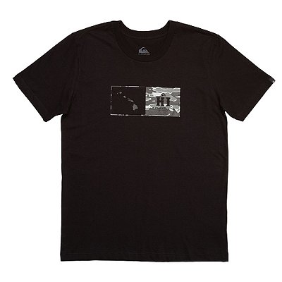 Camiseta Quiksilver Hi Island Masculina Preto