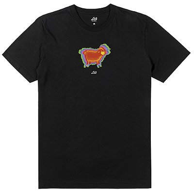 Camiseta Lost Sheep Colors Masculina Preto