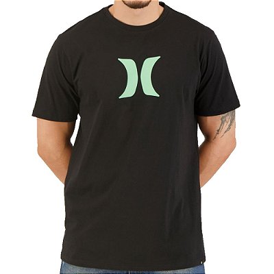 Camiseta Hurley Silk Icon Masculina Preto