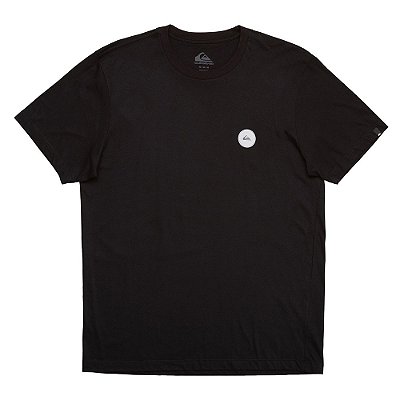 Camiseta Quiksilver Transfer Round Masculina Preto