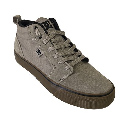 Tênis DC Shoes Anvil LA Mid Masculino Grey/Grey/Gum