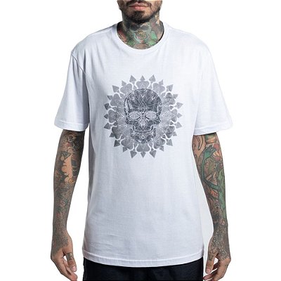 Camiseta MCD Regular Enigma Mandala Masculina Branco