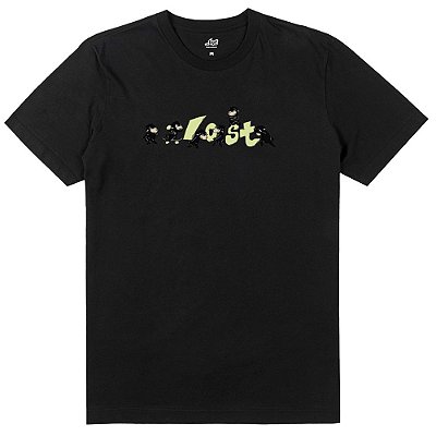 Camiseta Lost Logo Lost Masculina Preto