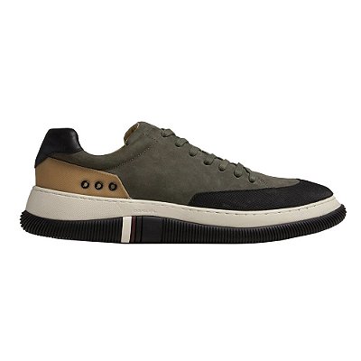 Tênis Osklen Hybrid Laces Nobuck Masculino Verde Escuro