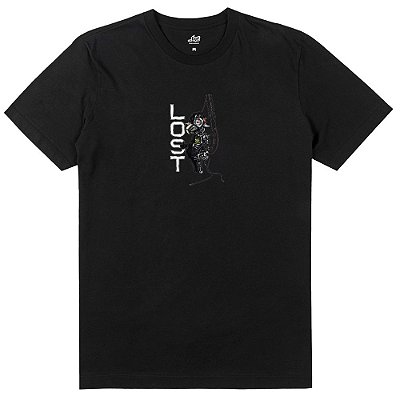 Camiseta Lost Android Sheep Masculina Preto