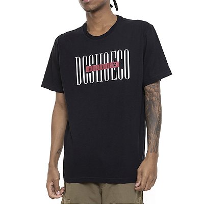 Camiseta DC Shoes Massive SM23 Masculina Preto