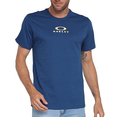 Camiseta Oakley Bark New SM23 Masculina Dark Blue