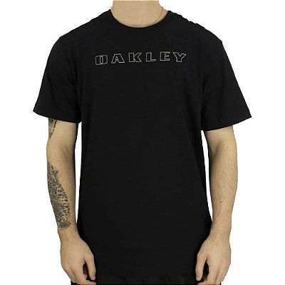 Camiseta Oakley Bark SM23 Masculina Blackout