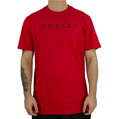 Camiseta Oakley Bark SM23 Masculina Red Line