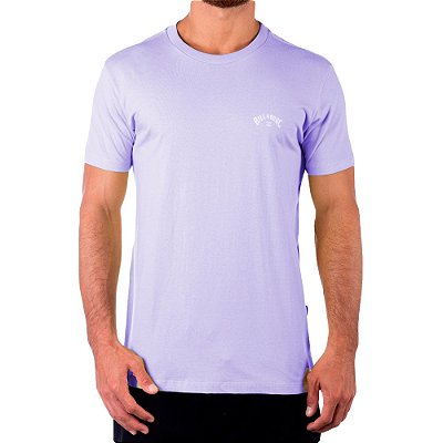 Camiseta Billabong Small Arch SM23 Masculina Lilás