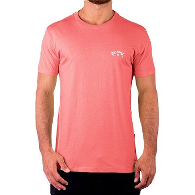 Camiseta Billabong Small Arch SM23 Masculina Rosa