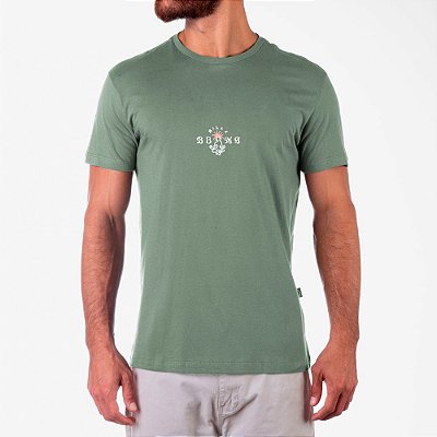 Camiseta Billabong Chest Pack II SM23 Masculina Verde Claro