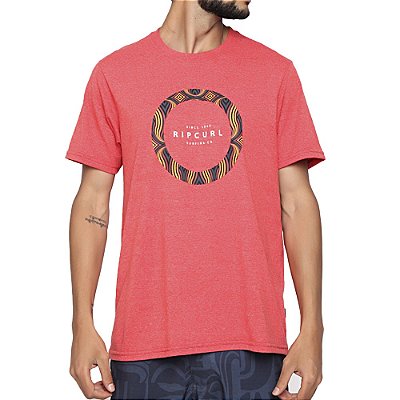 Camiseta Rip Curl Fill Me Up SM23 Masculina Blood Red Marle