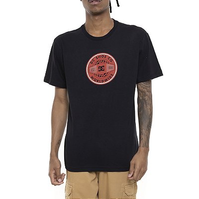 Camiseta DC Shoes Well Rounded SM23 Masculina Preto