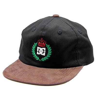 Boné DC Shoes Aba Reta Courtside Strapback Preto/Marinho