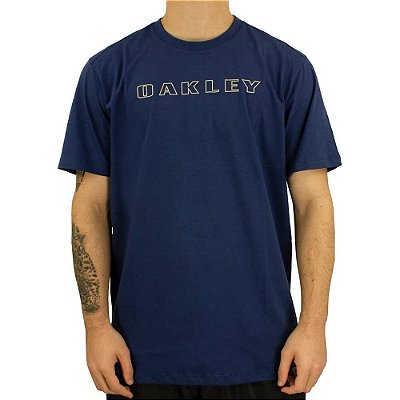 Camiseta Oakley Bark SM23 Masculina Dark Blue