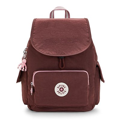 Mochila Kipling City Pack S Mahogany Bl