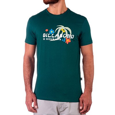 Camiseta Billabong Social Club II SM23 Masculina Verde