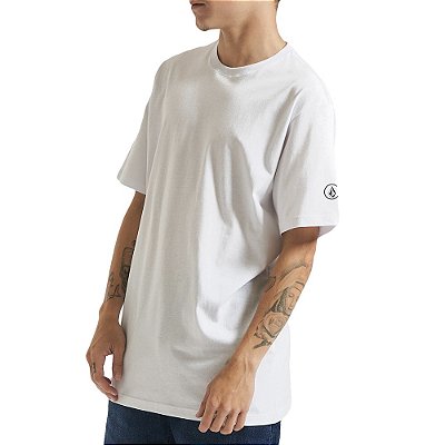 Camiseta Volcom Solid Stone SM23 Masculina Branco