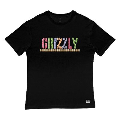 Camiseta Grizzly Light It Up SM23 Masculina Preto