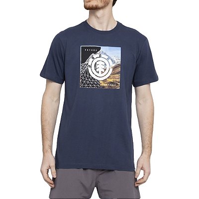 Camiseta Element Ocean Sky SM23 Masculina Azul Marinho