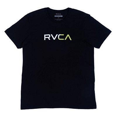 Camiseta RVCA Scanner Plus Size SM23 Masculina Preto