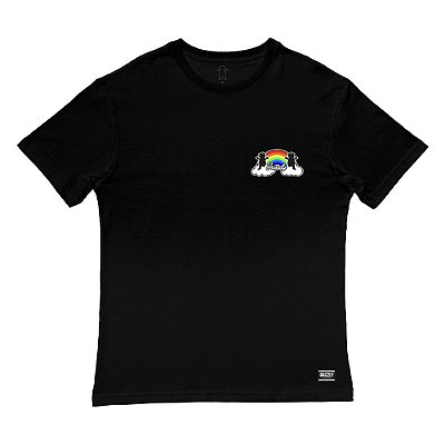 Camiseta Grizzly Over The Rainbow SM23 Masculina Preto