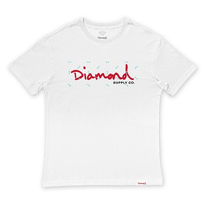 Camiseta Diamond Hardware SM23 Masculina Branco