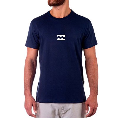 Camiseta Billabong Mid Icon SM23 Masculina Azul Marinho