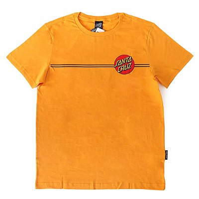 Camiseta Santa Cruz Classic Dot Masculina Laranja