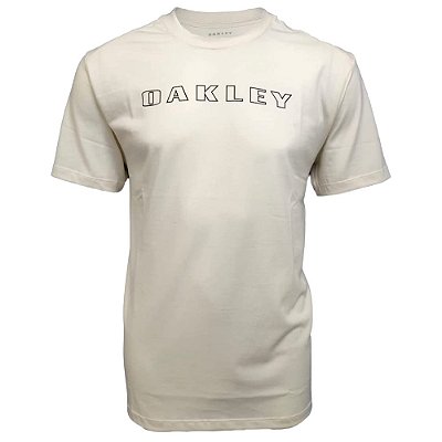 Camiseta Oakley Bark SM23 Masculina Bone