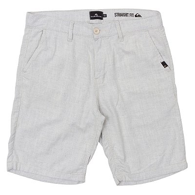 Bermuda Quiksilver Botone Chino SM23 Cinza Claro