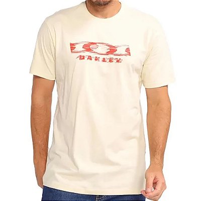 Camiseta Oakley Graphic Bark SM23 Masculina Bone