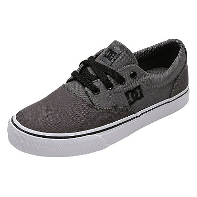 Tênis DC Shoes New Flash 2 TX Masculina Dk Grey/White/Black