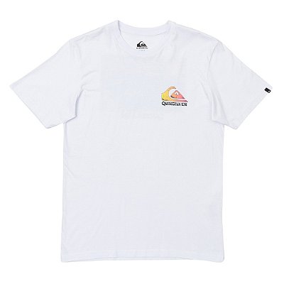 Camiseta Quiksilver Scenic Sunset SM23 Masculina Branco