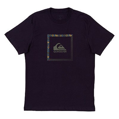 Camiseta Quiksilver Slab The Square Masculina SM23 Marinho