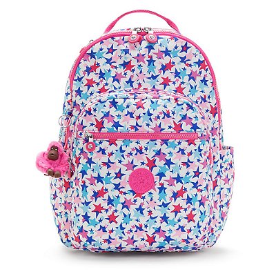 Mochila Kipling Seoul Poppy Stars