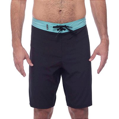 Bermuda Hurley Block 19,5" Masculina SM23 Preto