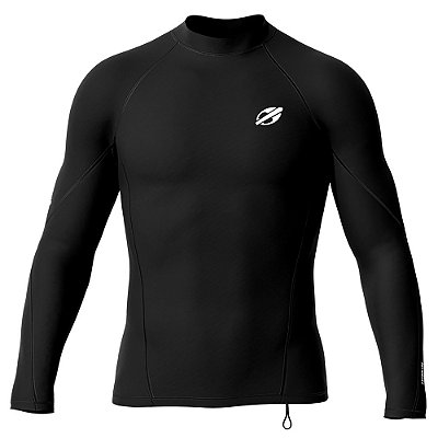 Camiseta Mormaii ML Masculina Extraline Surf Preto