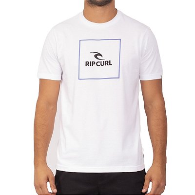 Camiseta Rip Curl Corp Icon SM23 Masculina Branco
