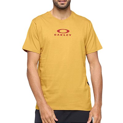 Camiseta Oakley Bark New Masculina WT23 Gold