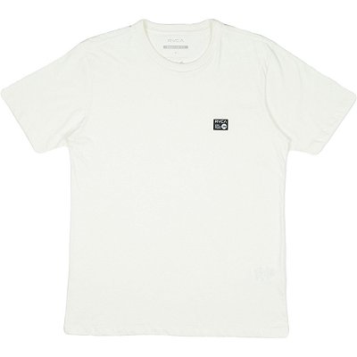 Camiseta RVCA Anp Label WT23 Masculina Off White