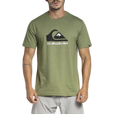 Camiseta Quiksilver Full Logo WT23 Masculina Verde Militar