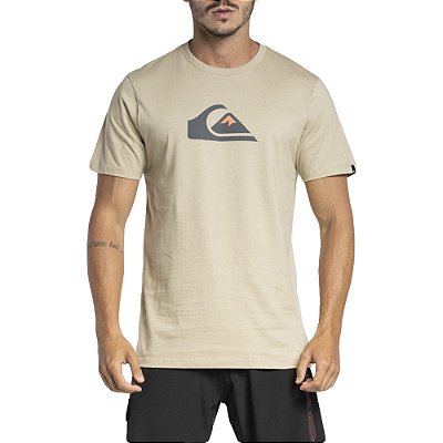 Camiseta Quiksilver Comp Logo Color WT23 Masculina Areia
