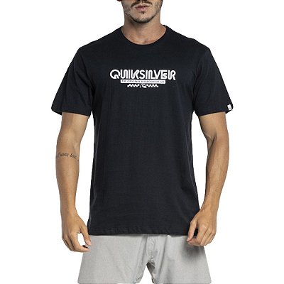 Camiseta Quiksilver Omni Check WT23 Masculina Preto