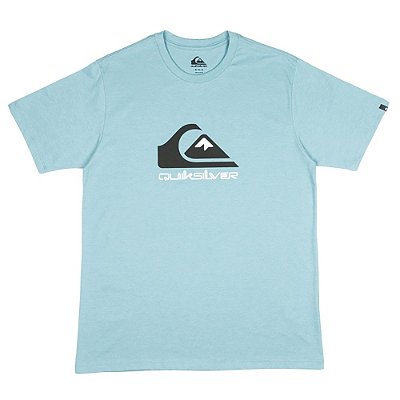 Camiseta Quiksilver Full Logo Plus Size WT23 Azul Mescla