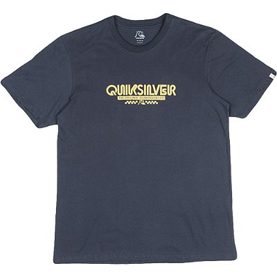 Camiseta Quiksilver Omni Check Plus Size WT23 Azul Marinho